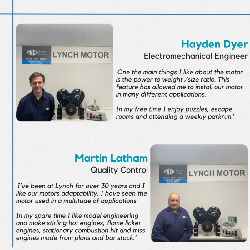 Meet the team Lynch Motor Company Hayden Dyer and Martin Latham
