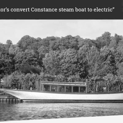 Electric motor boat