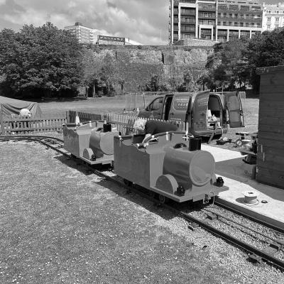 Miniature Railway Converted to Electric on Plymouth Hoe