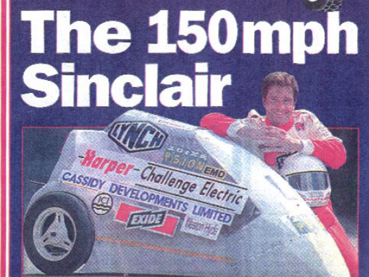 Sinclair C5 with Alan Harper - World Record Attempt